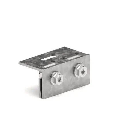 Schletter Falzklemme 503 VA 112001-000 | Stehfalzdach Befestigung | Edelstahl rostfrei | mit Befestigungsmaterial