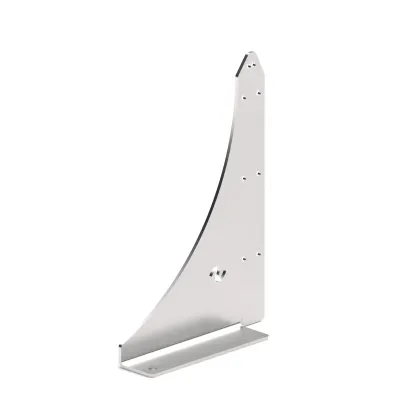 Schletter Stützblech FixGrid Pro 3 165005-006 | Photovoltaik Befestigung | Aluminium | 304x214x50 mm | unbehandelt