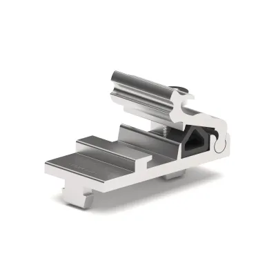 Schletter Kreuzverbinder 90 Pro 129063-020 | für ProLine Kreuzschienensystem | Aluminium | vormontiert | 35x46x74,5mm