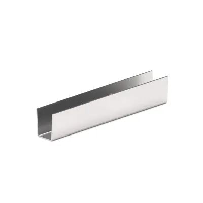 Schletter Profilverbinder Solo05 Plus 129001-007 | Innenverbinder für Modultragprofile | Aluminium | 250x37,3x46,9 mm