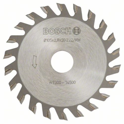 Bild: Schlitzfräser Ø 105mm x 20mm, 22Z (für Schattenfugenfräse GUF 4-22 A und PSF 22 