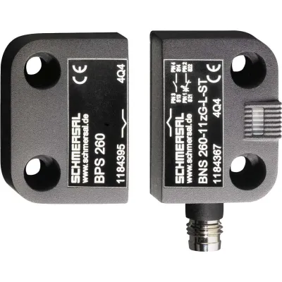 SCHMERSAL Sicherheits-Sensor BNS 260-02ZG-ST-L | Positionsschalter | IP67 | Zwangsöffnung | Statusanzeige | M8 Stecker