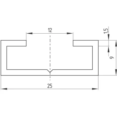 Schmersal Sicherheitsschaltleiste SE-AL10-2500
