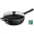 Bild: Tefal Schmorpfanne Trattoria Pro G61237 | 28 cm Aluguss mit Glasdeckel | Induktion geeignet | Antihaft | Schwarz
