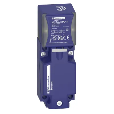 Schneider Electric Näherungsschalter XS8C4A1MPG13 | Induktiv | 40x40x117mm | 20mm Schaltabstand | 24–240V AC/DC