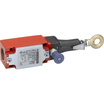 Schneider Electric Seilzugschalter XY2CJS15H29 | Not-Aus Schalter 1NC+1NO M20 | Seillänge 20m | IP67 | rot | Kunststoff