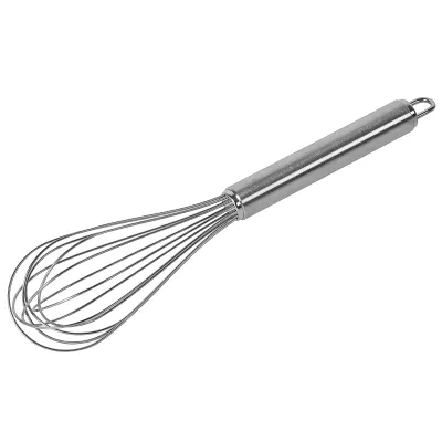 my basics Schneebesen 188528 | Edelstahl 18/8 | 25 cm | Küchenhelfer | Aufschlagen & Vermengen | silberfarben