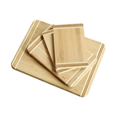 Schneidbrett Bambus 4er Set