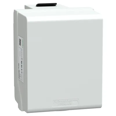 Schneider Abgangskasten KSB16CN5 | 5-polig | 16A | IP55 | für Neozed E14 Sicherungen | Canalis KS | weiß RAL9001