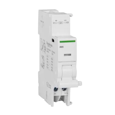 Schneider Electric Arbeitsstromauslöser A9A26476 | Acti9 iMX | 100-415V AC / 110-130V DC | 4-polig | 63A | Reiheneinbau