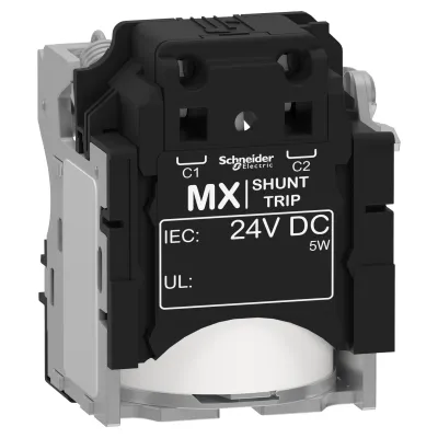 Schneider Electric Arbeitsstromauslöser MX LV429390 | DC 24V | für ComPacT NSX | Schraubanschluss | Weiß