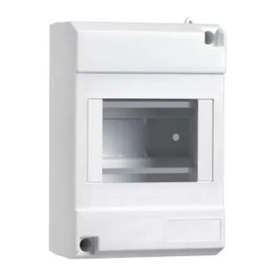 Schneider Electric Kleinverteiler Aufputz Micro Pragma 10207 | 1-reihig 6TE | IP40 | Kunststoff | Weiß RAL9003