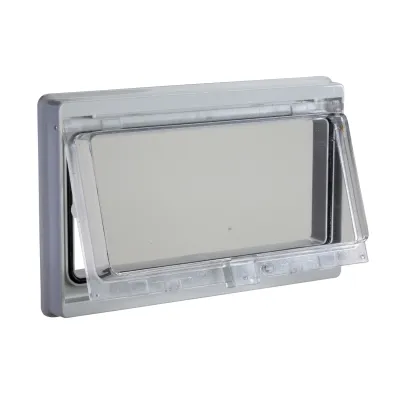 Schneider Electric Sichtfenster NSYMW10M | Klappbar | Kunststoff | transparent | IP55 | 180x78x40mm | Polycarbonat/PVC