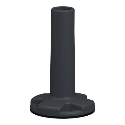 Schneider Electric Befestigungsplatte mit Rohr XVZ02 für Harmony XV4/XV6/XVB7 | 100mm | Kunststoff | dunkelgrau