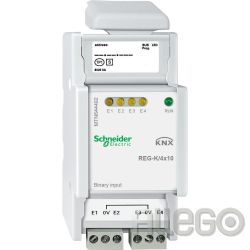 Schneider Binäreingang REG-K/4x10,lichtgrau MTN644492