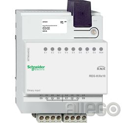 Schneider Binäreingang REG-K/8x10,lichtgrau MTN644592