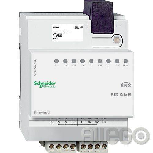 Bild: Schneider Binäreingang REG-K/8x10,lichtgrau MTN644592