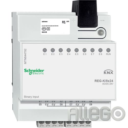 Bild: Schneider Binäreingang REG-K/8x24,lichtgrau MTN644792