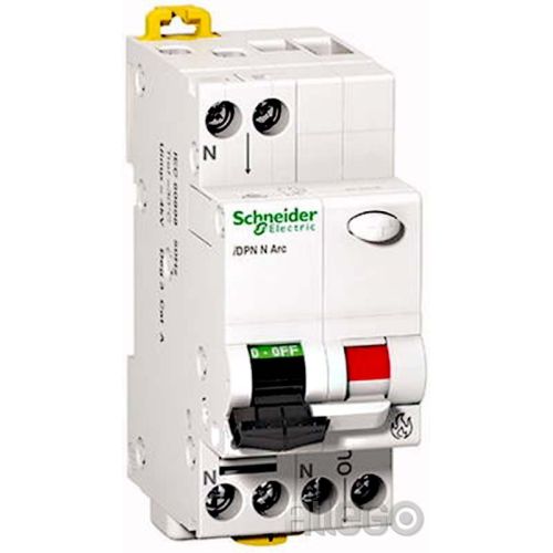 Bild: Schneider Brandschutzschalter AFDD 1P+N 16A B A9FDB7616