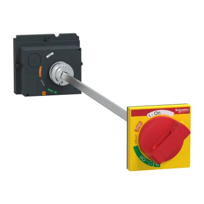 Schneider Electric Drehantrieb LV429340T | für ComPacT NSX 100/160/250 | abschließbar | Achsverlängerung | rot/gelb