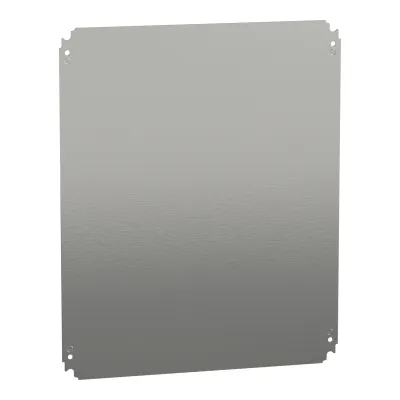 Schneider Electric Montageplatte NSYMM65 | 450x550 mm | Stahl verzinkt | für Spacial CRN S3D S3X PLM Gehäuse