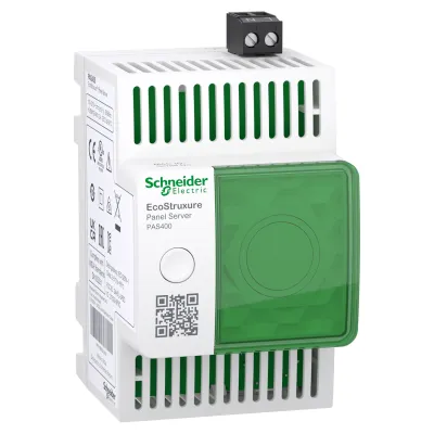 Schneider Electric Gateway PAS400 | Ethernet-Modul | Modbus TCP | 20 PowerTag | Hutschiene | Webserver | IP30