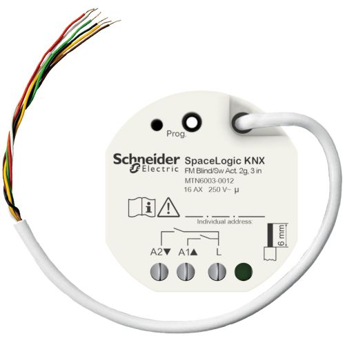 Bild: Schneider Electric  Schalt/Jalousie Spacelogic 2F UP 3BE