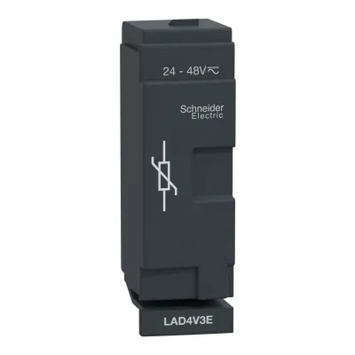 Schneider Electric Varistor Beschaltungsmodul LAD4V3E | Überspannungsschutz 24-48V AC/DC | für D40A/D65A | TeSys D