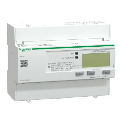 Schneider Electric Energiezähler IEM3310 A9MEM3310 | 3-phasig 125A | MID-konform | S0-Impuls | DIN Hutschiene | Weiß