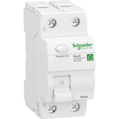 Schneider Electric FI-Schalter R9R22225 | 1P+N Typ A | 25A 30mA | 2-polig | 230V | 10kA | DIN-Schiene | IP20