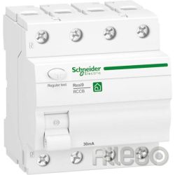 Schneider Fehlerstrom-Schutzschalter 3P+N,63A,30mA R9R22463