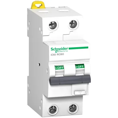 Schneider Electric FI/LS-Schalter A9D54210 | 2-polig | 10A | 300mA Typ A | C-Charakteristik | 10kA | 230V AC | IP20