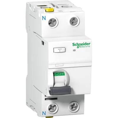 Schneider Electric FI-Schutzschalter A9Z21240 | 2-polig | 40A | 30mA Typ A | 230V | DIN-Schiene | IP20 | Acti 9 iID