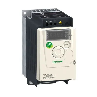 Schneider Electric Frequenzumrichter | ATV12H075M2 | 0,75kW | 1-phasig | 200-240V | IP20 | MODBUS | Schwarz