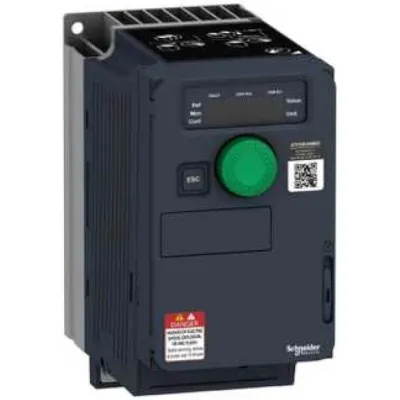 Schneider Electric Frequenzumrichter ATV320U06N4B | 0,55kW | 3-phasig | 380–500V | 599Hz | EMV-Filter | IP20 | Schwarz