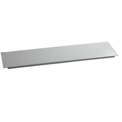 Schneider Electric Frontplatte Metall NSYMPC406 | Spacial SF/SM | 400x600x12mm | Vollblech geschraubt | RAL 7035 grau