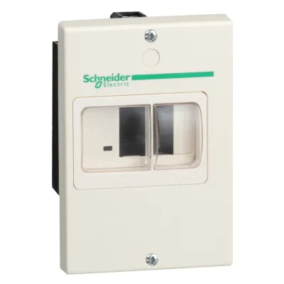 Schneider Electric Leergehäuse für Schaltgeräte GV2MP04 | IP55 | Einbau | Kunststoff | 93x133x86 mm | grau
