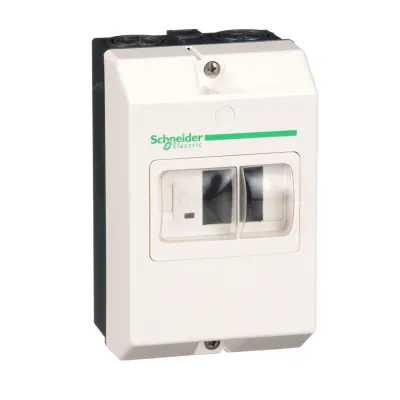 Schneider Electric Aufbaugehäuse GV2MC02 | Motorschutzschalter-Gehäuse IP55 | 147x93x84mm | Polycarbonat | Weiß