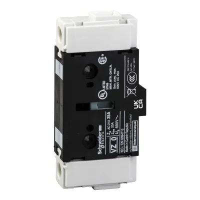 Schneider Electric Hilfsschalterblock VZ1 | 1-polig | 32A | Seitenanbau | Schraubanschluss | Erweiterbar