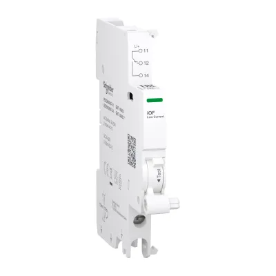 Schneider Electric Hilfsschalter A9A26914 Acti9 | 1 Wechsler | 2mA-100mA | 24-240VAC | 24-220VDC | Reiheneinbau | weiß