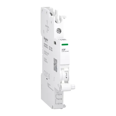 Schneider Electric Hilfsschalter A9A26915 | Wechsler für Leitungsschutzschalter | 1 Kontakt | 240V | Acti9 | weiß