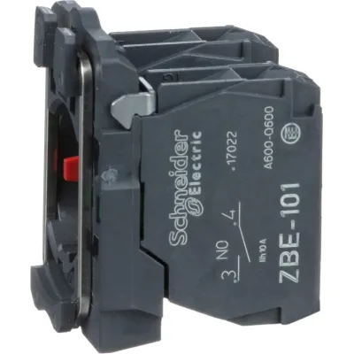 Schneider Electric Hilfsschalterblock ZB5AZ105 | 1S+1Ö | Schraubanschluss | 10A | für 22mm Drucktaster