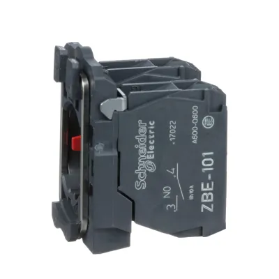 Schneider Electric Hilfsschalterblock ZB5AZ105 | 1S+1Ö | Schraubanschluss | 10A | für 22mm Drucktaster