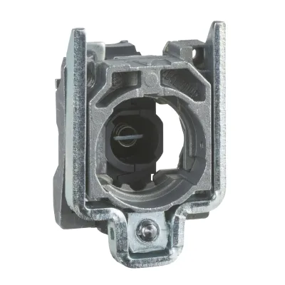 Schneider Lampenfassungsblock ZB4BV6 | BA9s Fassung | 250V AC/DC | Frontbefestigung | Metall/Kunststoff | Weiß