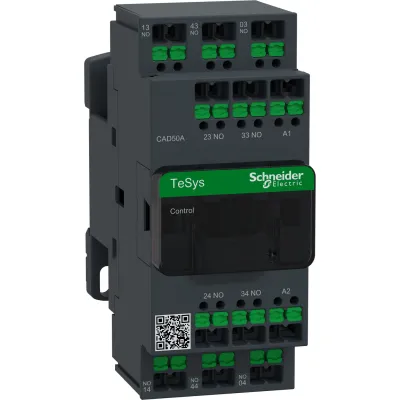Schneider Electric Hilfsschütz CAD50AP7 5S 230V AC 50/60Hz | 10A | SnapIN | TeSys Control | 5 Kontakte | Relais