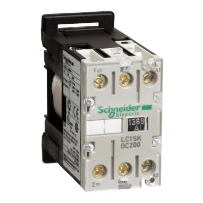 Schneider Electric Installationsschütz LC1SKGC200P7 | 2,2kW | 2 Schließer | 20A | 230V AC | Schraubanschluss | 2-polig
