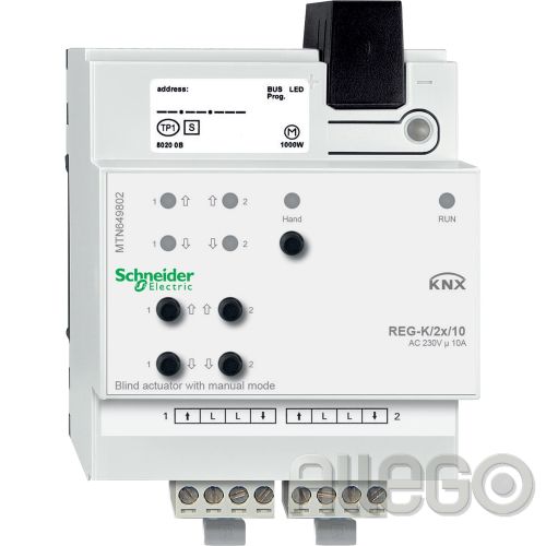 Bild: Schneider Jalousieaktor REG-K/2x/10 MTN649802
