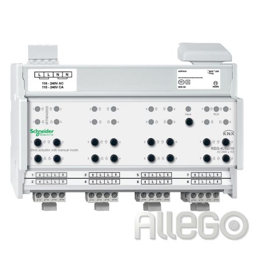 Bild: Schneider Jalousieaktor REG-K/8x/10 MTN649808