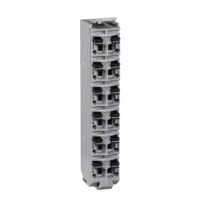 Schneider Electric Klemmenleiste TM5ACTB12PS | Modicon TM5 Zubehör | 12 Kontakte | 24V DC | grau