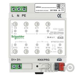 Schneider KNX DALI-Gateway Basic REG-K/1/16/64 MTN6725-0003